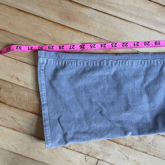 VTG Y2K So GSJC Stretch Gray Corduroy Flares | Indie Sleaze Low Rise 2000s Pants - Picture 6 of 11